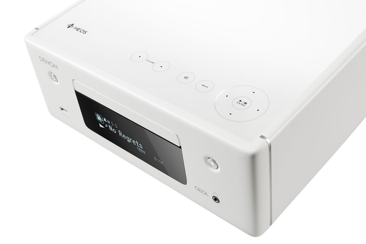 Denon CEOL RCD-N10 White - amplituner stereo z odtwarzaczem CD