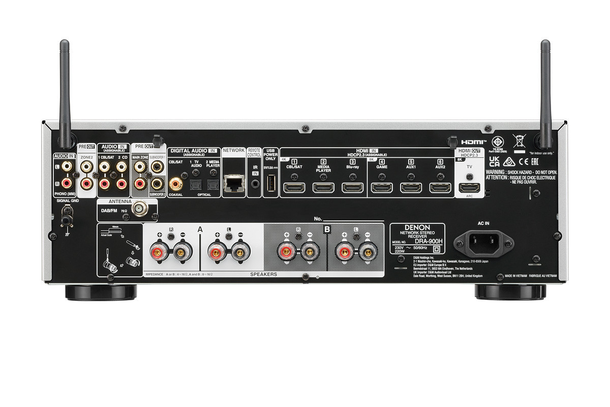 Denon DRA-900H Premium Silver - amplituner stereo