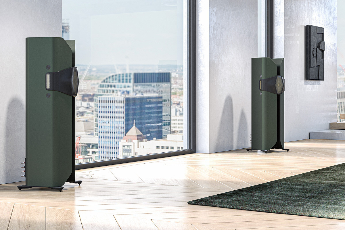 Monitor Audio Hyphn Matte Heritage Green - kolumny podłogowe