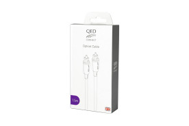 QED Connect Optical Cable - przewód optyczny Toslink/Toslink o długości 1,5 m