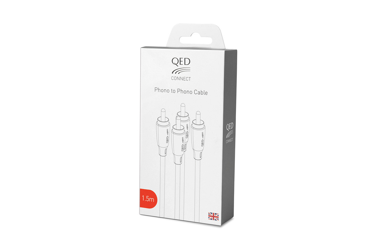 QED Connect Phono - przewód 2xRCA/2xRCA | interkonekt stereo o długości 0,75 m
