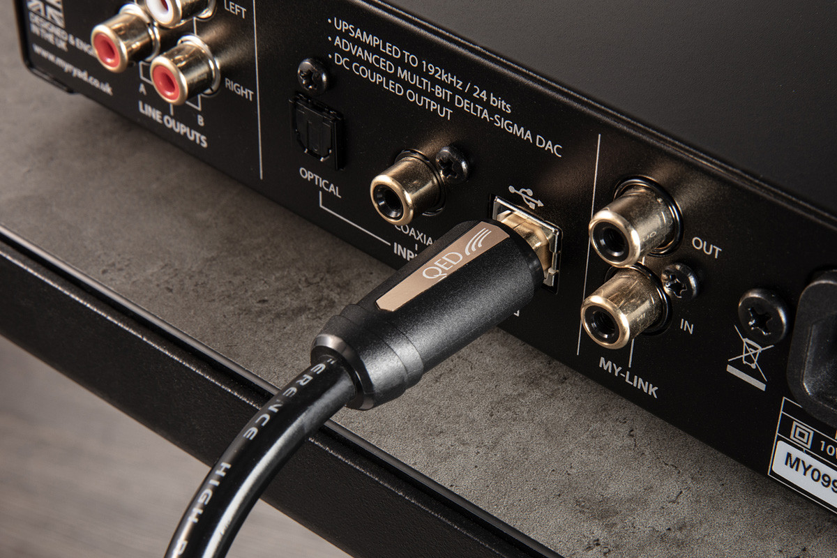 QED Reference USB A-B - przewód USB 2.0 A/B o długości 2 m