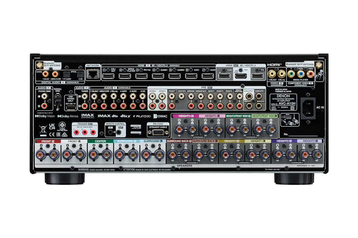 Denon AVC-A10H Black - amplituner wielokanałowy