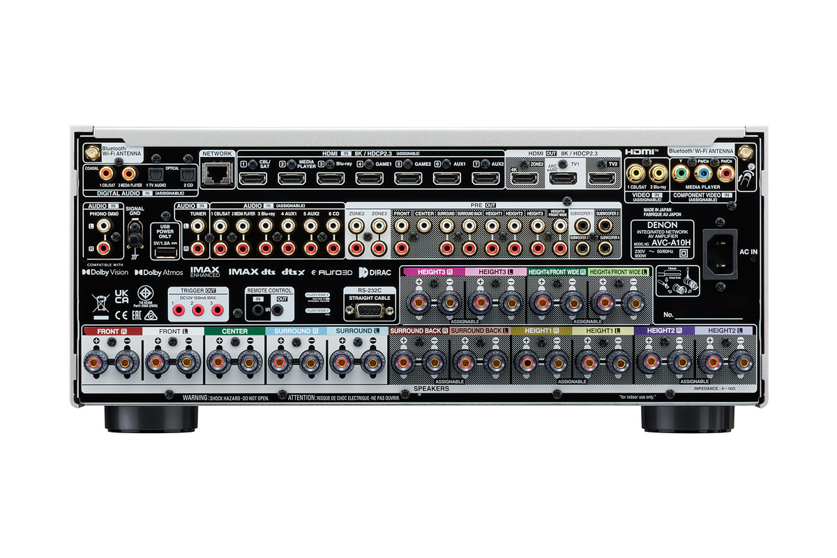 Denon AVC-A10H Premium Silver - amplituner wielokanałowy
